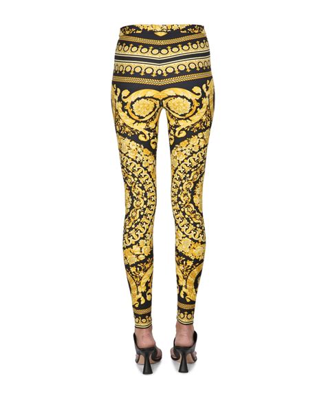 versace tights review|versace baroque leggings.